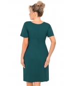 Koszula nocna damska - Melania zielona plus size