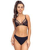 Seksowny biustonosz soft - 118 czarny