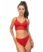 Top koronkowy seksowny - 244 czerwony