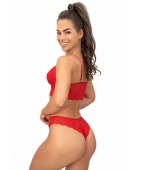 Top koronkowy seksowny - 244 czerwony